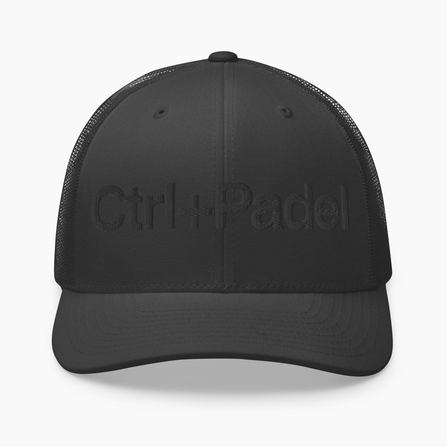 Ctrl+Padel | Air Cap — Black Puff Logo — FOUNDER01