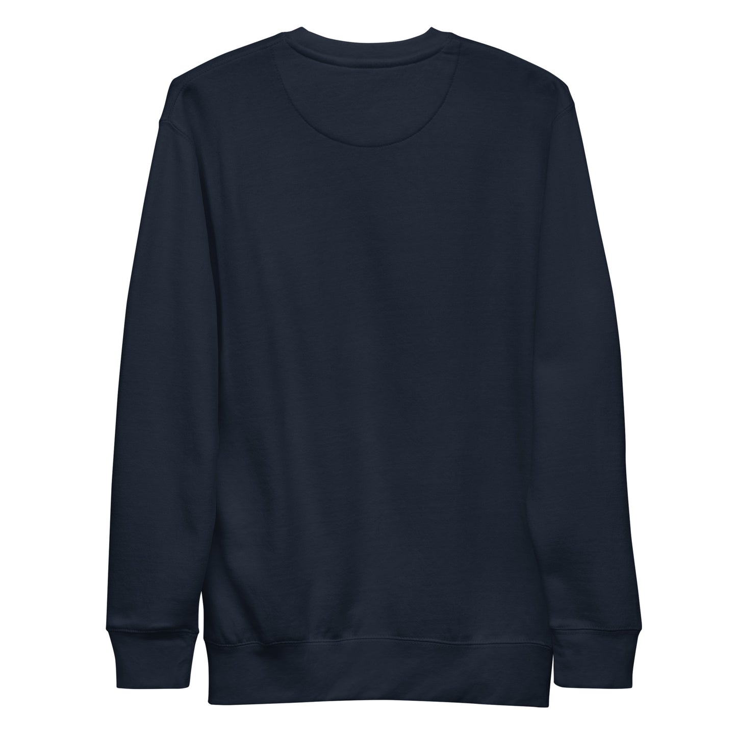 Navy blue unisex Ctrl Padel clean sweatshirt shown from the back