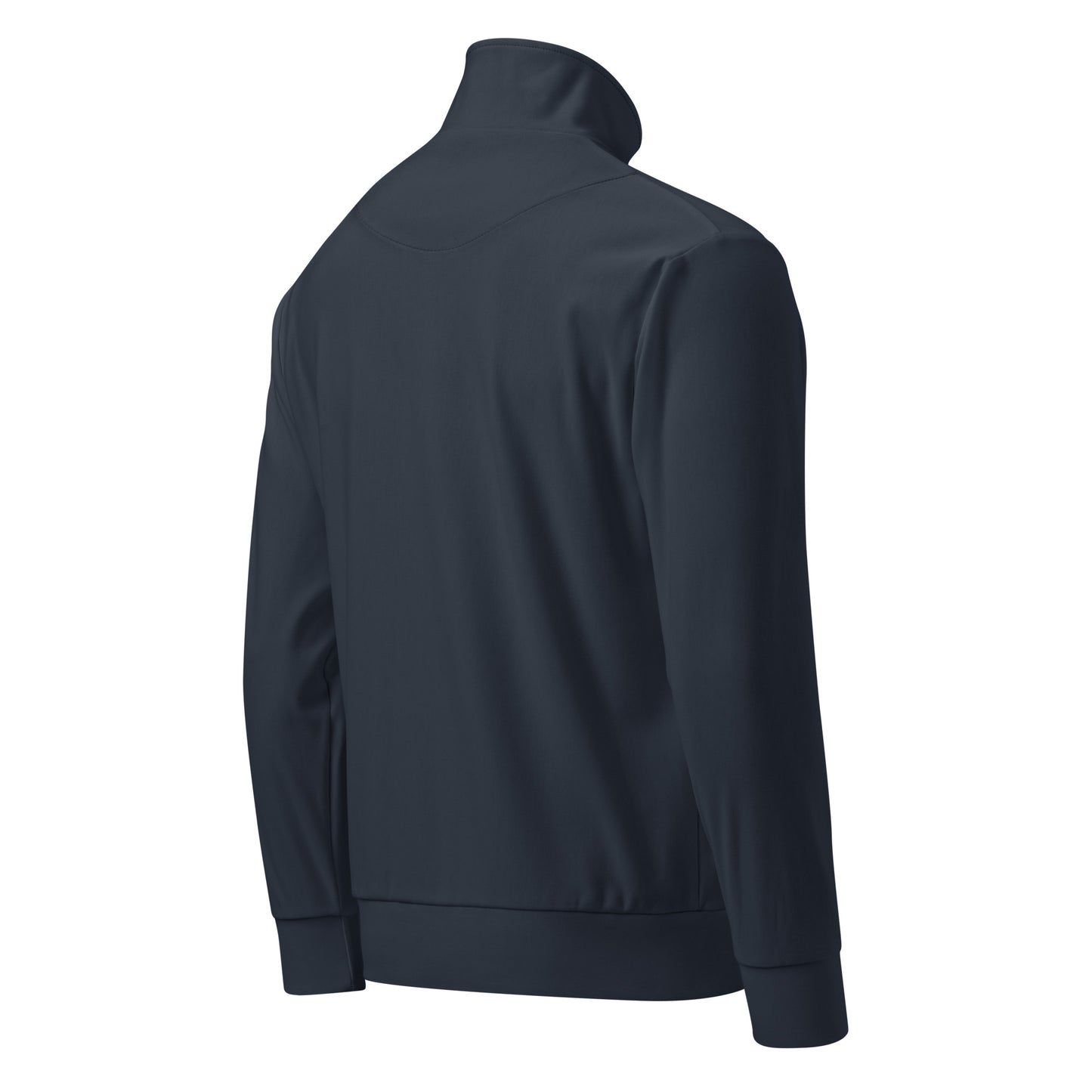 Navy blue unisex Ctrl Padel elite track jacket shown from the back