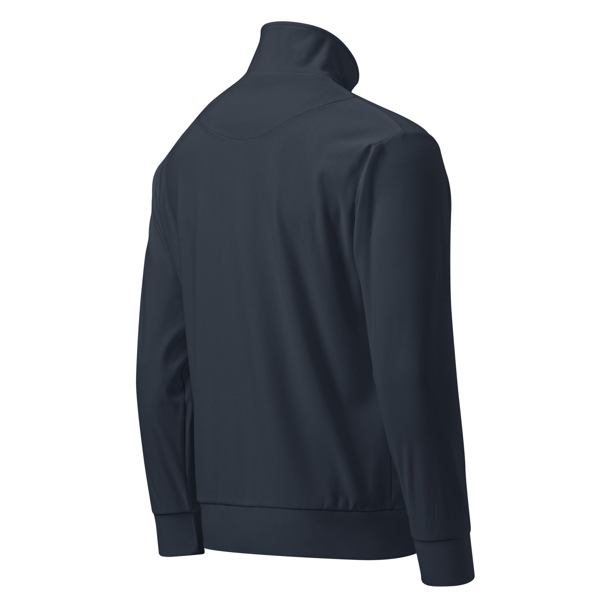 Navy blue unisex Ctrl Padel elite track jacket shown from the back