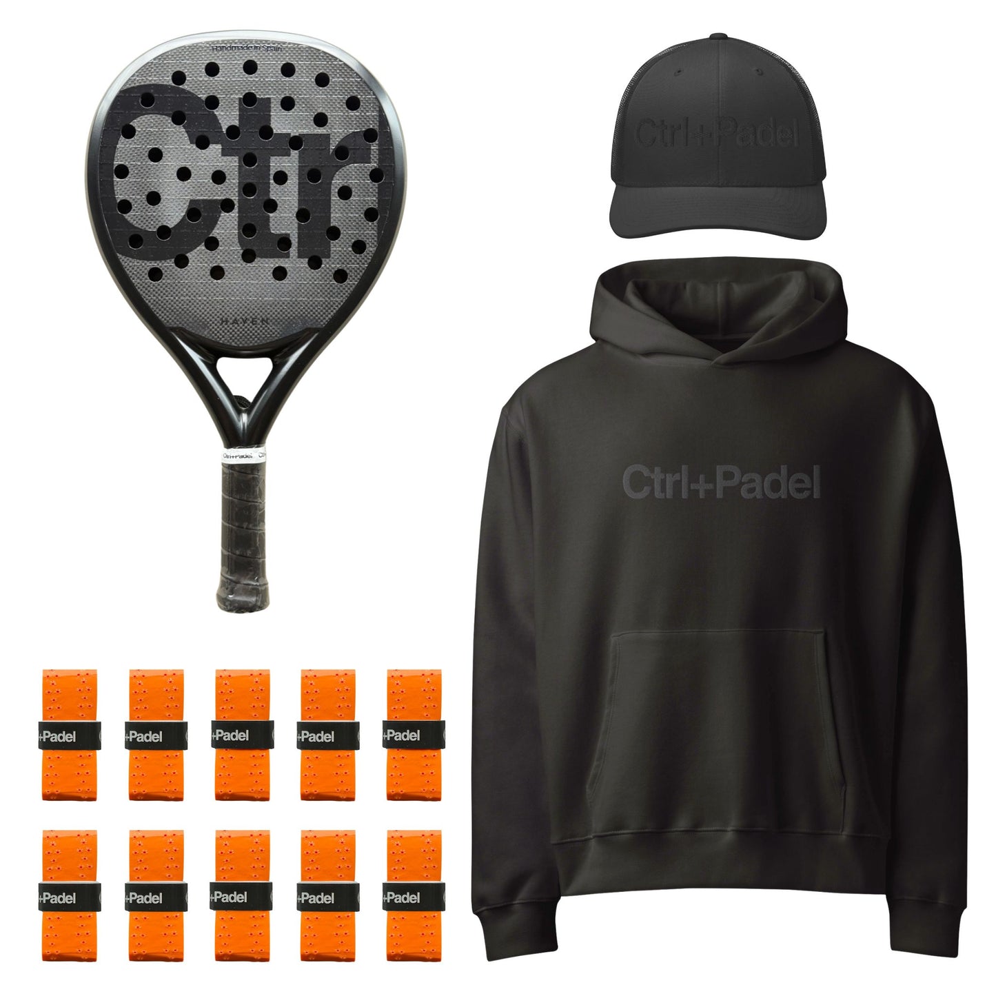 Ctrl+Padel | Mens Black Pack — Neon Accent — FOUNDER01
