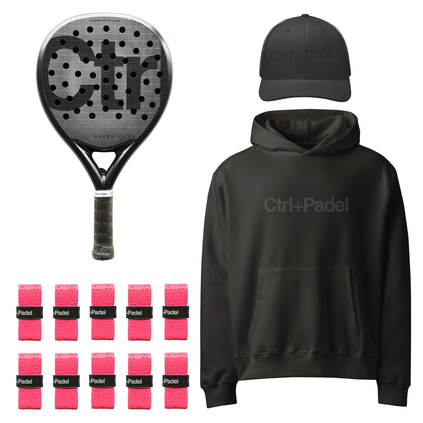 Ctrl+Padel | Mens Black Pack — Neon Accent — FOUNDER01